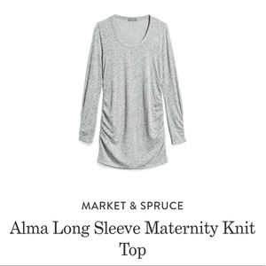 Gray maternity top/dress